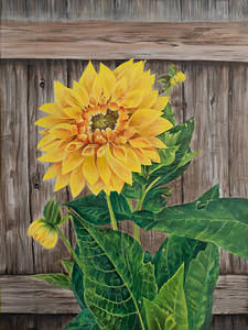 Sunshine In My Garden - Painting