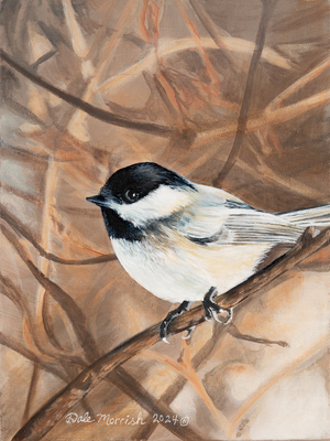 Little Chickadee - Painting