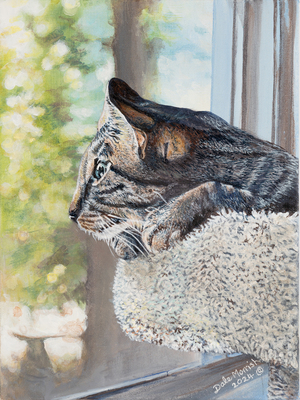 Tabby Cats Rule - Painting