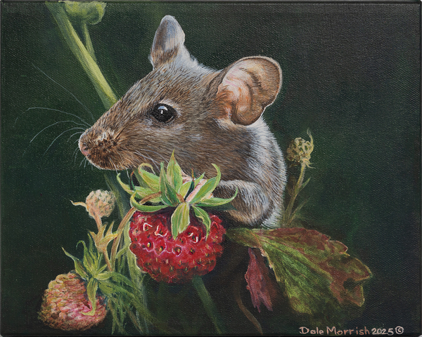 Strawberry Mouse 8x10 Print