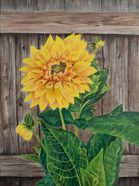 Sunshine In My Garden - Painting Print