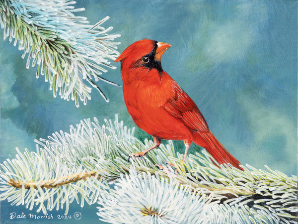 Winter Red - Painting Print