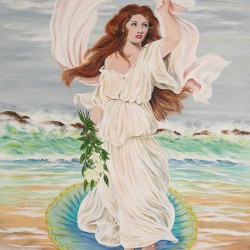  Goddess of Love - Painting