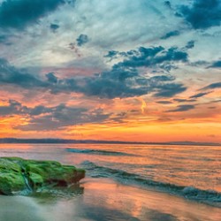 Hook Sunrise Pano