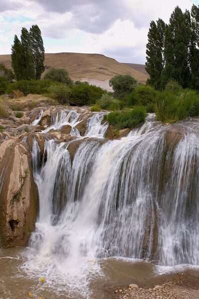 Cascading Waterfall in Turkey by Michael W Rutherford