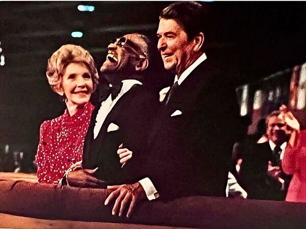 The Reagans with Ray Charles by Michael W Rutherford