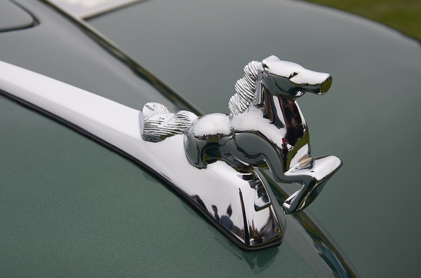 1952 Sterling Gladwin Maverick Sportster Hood Emblem by Michael W Rutherford