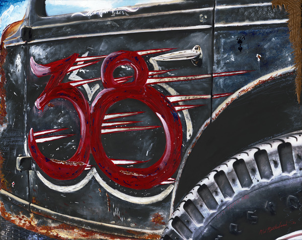 Thunder on the Track: Dirt Track  38 by Michael W Rutherford