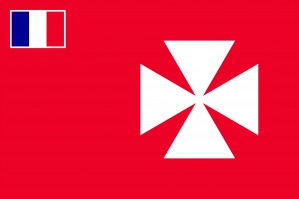 Uvea Chiefdom Flag of Wallis and Futuna Islands