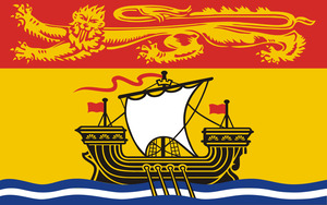New Brunswick Province Flag