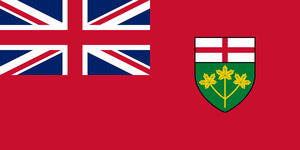 Ontario Province Flag