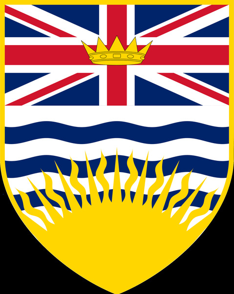 British Columbia Province Shield by Fun With Flags
