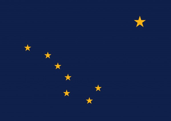 Alaska State Flag Print