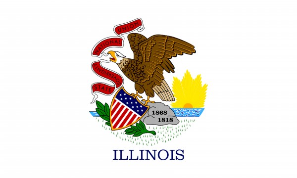 Illinois State Flag Print