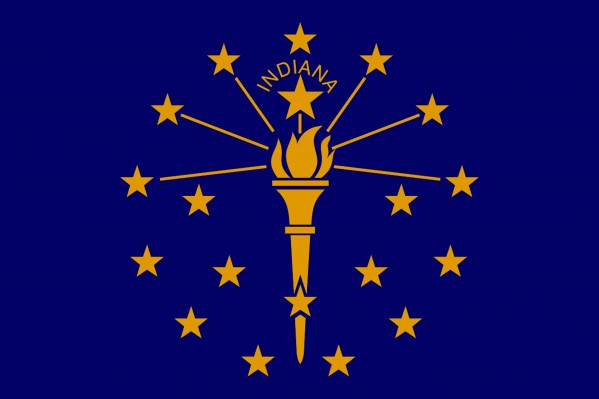 Indiana State Flag by Fun With Flags