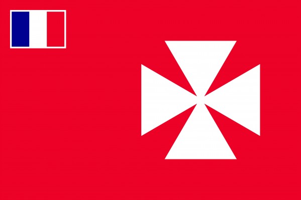 Uvea Chiefdom Flag of Wallis and Futuna Islands by Fun With Flags