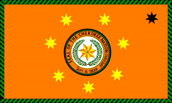 Cherokee Nation Flag by Fun With Flags