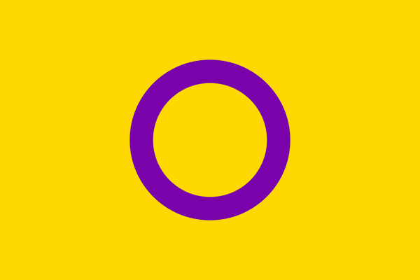 Intersex Pride Flag Print