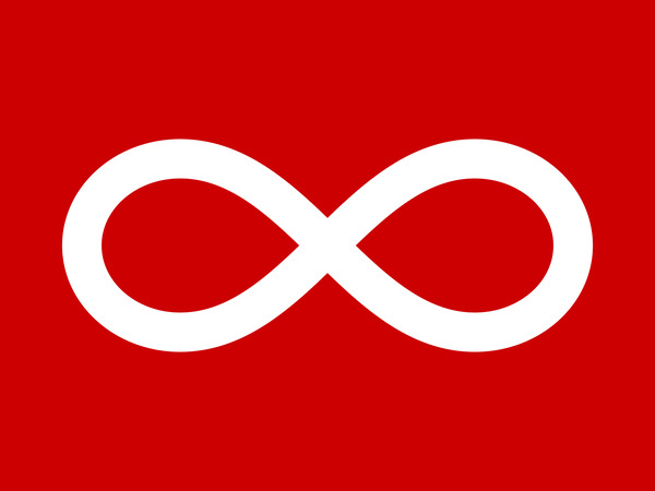 Metis Nation of Canada Flag Red Variant by Fun With Flags