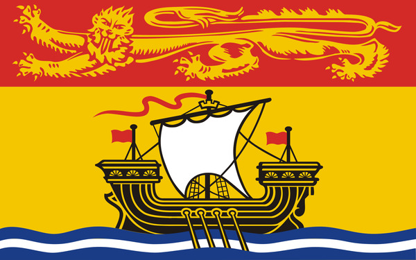 New Brunswick Province Flag by Fun With Flags