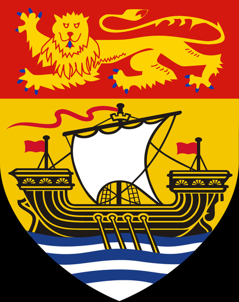 New Brunswick Province Shield by Fun With Flags