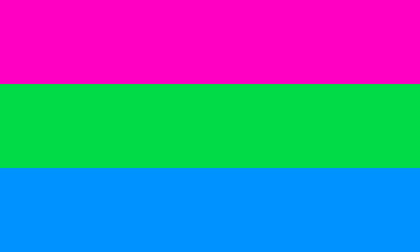 Polysexuality Pride Flag Print
