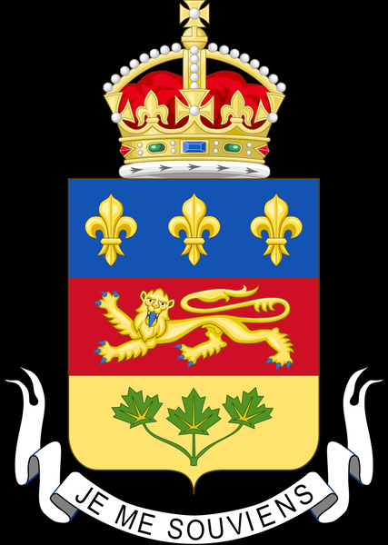 Quebec Province Coat of Arms by Fun With Flags