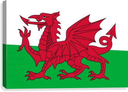 Wales Flag Canvas Print