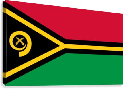 Vanuatu Flag Canvas Print