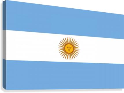 Argentina Flag Canvas Print