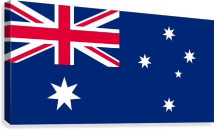 Australia Flag Canvas Print