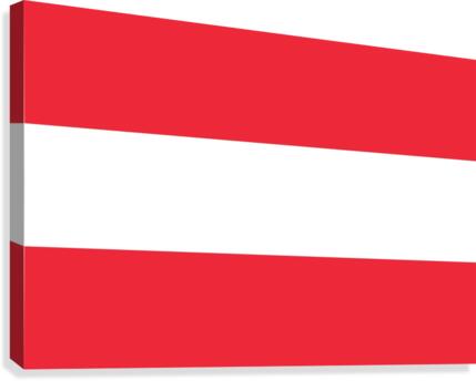 Austria Flag Canvas Print