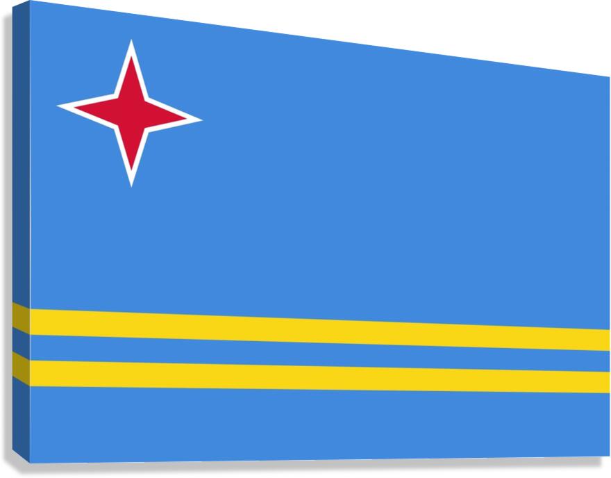 Aruba Flag Canvas Print