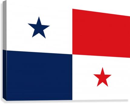 Panama Flag Canvas Print