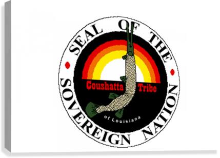 Coushatta Tribe Flag Canvas Print