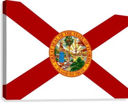 Florida State Flag Canvas Print