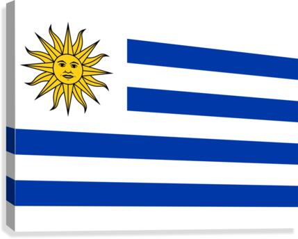 Uruguay Flag Canvas Print