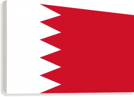 Bahrain Flag Canvas Print