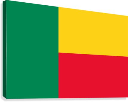 Benin Flag Canvas Print