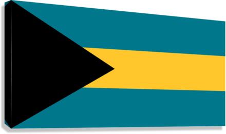 Bahamas Flag Canvas Print
