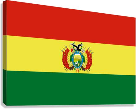 Bolivia Flag Canvas Print