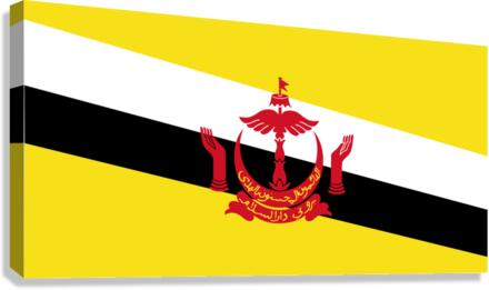 Brunei Flag Canvas Print