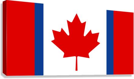 Canada Unity Flag Canvas Print