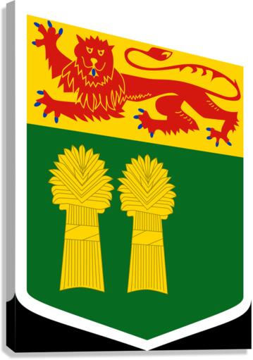 Saskatchewan Shield Canvas Print