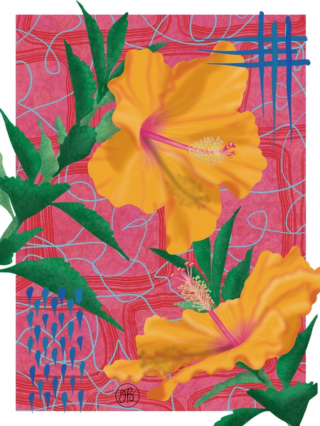 Hibiscus Print
