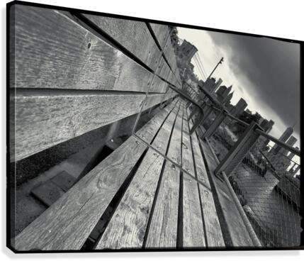 Brooklyn Bench Canvas Print