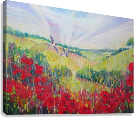 South Downs Summer  Canvas Print