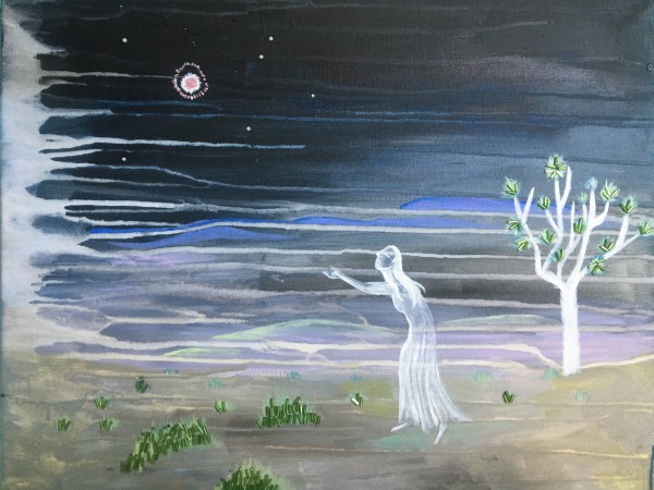 She chased the moon Print