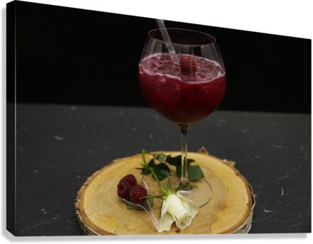 Cocktail  raspberry gin Canvas Print