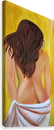 After bathing Canvas Print